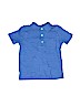 Carter's 100% Cotton Solid Blue Short Sleeve Polo Size 3T - photo 1