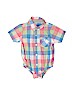 Beetle & Thread 100% Cotton Blue Short Sleeve Onesie Size 18-24 mo - photo 1