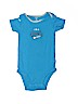 Carter's 100% Cotton Blue Short Sleeve Onesie 12-18 MO / 18 MO - photo 1