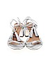 Aquazzura 100% Leather Silver Heels Size EU 35 - photo 2