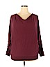 Sejour Burgundy 3/4 Sleeve Top Size 2X - photo 1