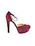 Ivanka Trump 100% Leather Burgundy Heels Size 6 - photo 1