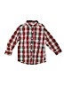 OshKosh B'gosh 100% Cotton Red Long Sleeve Button-Down Shirt Size 5 - photo 1