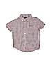 Ben Sherman 100% Cotton Checkered-gingham Red Short Sleeve Button-Down Shirt Size 4 - 5 - photo 1