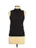 H&M 100% Polyester Black Sleeveless Blouse Size 0 - photo 1