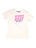 Nike 100% Polyester White Active T-Shirt Size L (kids) - photo 1