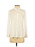 Eileen Fisher 100% Cotton White Long Sleeve Button-Down Shirt Size P (petite) - photo 1