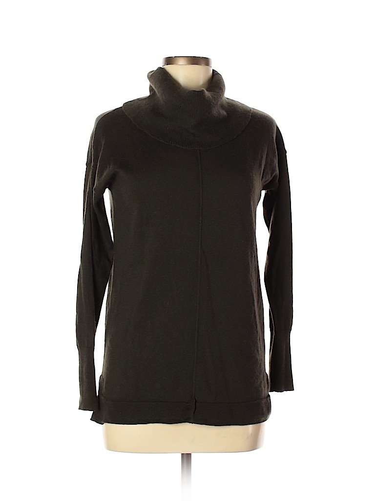 RACHEL Rachel Roy 100% Merino Extra Fine Wool Green Wool Pullover Sweater Size M - photo 1