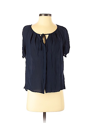 Joie Short Sleeve Silk Top (view 1)
