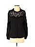 Guest Editor 100% Polyester Black Long Sleeve Blouse Size XS - photo 1