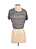 Delia's 100% Acrylic Gray Short Sleeve Top Size S - photo 1