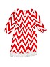Sequin Hearts 100% Polyester Chevron-herringbone Ivory Dress Size 12 - photo 2