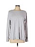 Ann Taylor LOFT 100% Polyester Gray Pullover Sweater Size L - photo 1