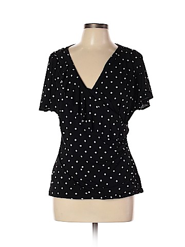 White House Black Market Short Sleeve Blouse (view 1)