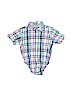 Janie and Jack 100% Cotton Blue Short Sleeve Button-Down Shirt Size 12-18 mo - photo 1
