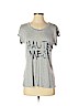 Haute Hippie 100% Modal Gray Short Sleeve T-Shirt Size XS - photo 1