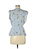 One Clothing 100% Rayon Blue Short Sleeve Top Size M - photo 2