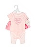 Rene Rofe Graphic Pink Short Sleeve Onesie Size 3-6 mo - photo 1