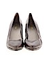 Me Too 100% Leather Gray Heels Size 10 - photo 2