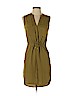 H&M 100% Polyester Green Casual Dress Size 2 - photo 1