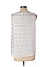 Banana Republic Factory Store 100% Polyester Ivory Sleeveless Blouse Size L (petite) - photo 2