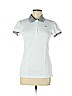 Nike 100% Polyester White Short Sleeve Polo Size M - photo 1