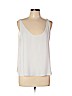 Ann Taylor LOFT 100% Cotton Ivory Sleeveless Blouse Size L (petite) - photo 1