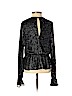 Lush Black Long Sleeve Blouse Size XS - photo 2