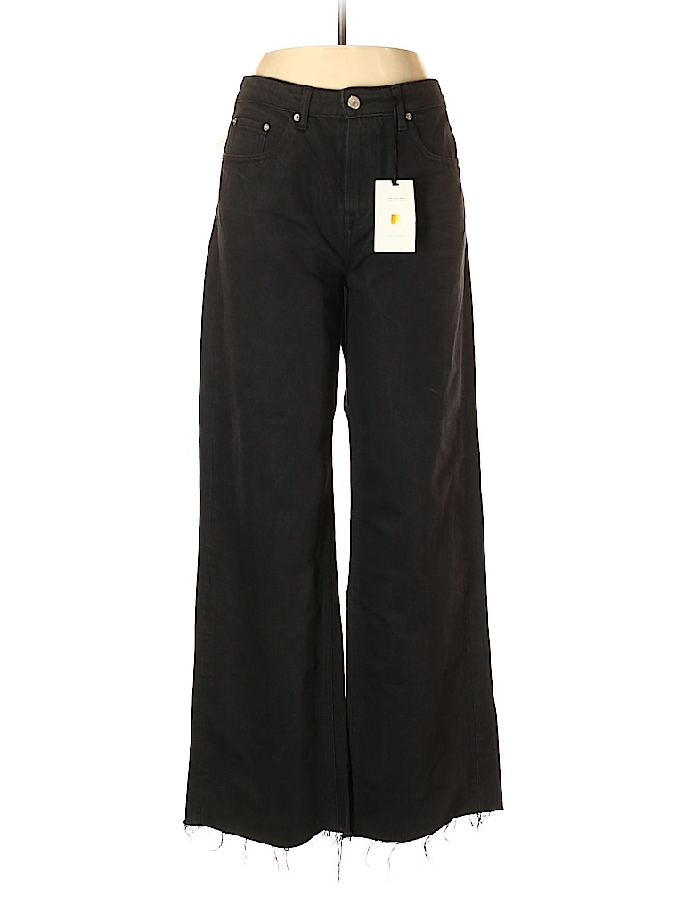 Zara 100% Cotton Black Jeans Size 10 - photo 1