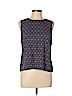 Banana Republic Factory Store 100% Polyester Blue Sleeveless Blouse Size L (petite) - photo 1