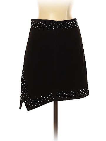 Intermix Leather Skirt (view 2)