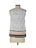 Ann Taylor LOFT 100% Cotton Blue Sleeveless Blouse Size XS (petite) - photo 2