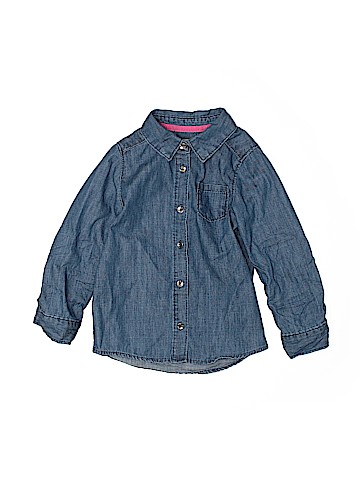 Cat & Jack Long Sleeve Button-Down Shirt (view 1)