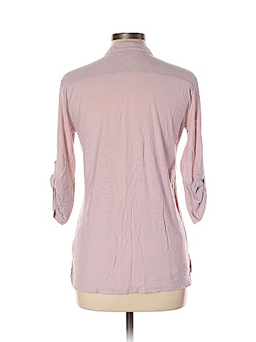 James Perse 3/4 Sleeve Button-Down Shirt (view 2)