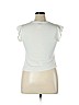 Rebecca Taylor Ivory Short Sleeve T-Shirt Size L - photo 2