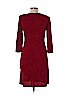 Connected Apparel Red Casual Dress Size 10 (petite) - photo 2