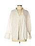 H&M White Long Sleeve Blouse Size M - photo 1
