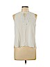 Daniel Rainn 100% Rayon White Sleeveless Blouse Size L (petite) - photo 1