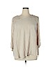 Chico's 100% Rayon Tan Long Sleeve Top Size XL (3) - photo 1