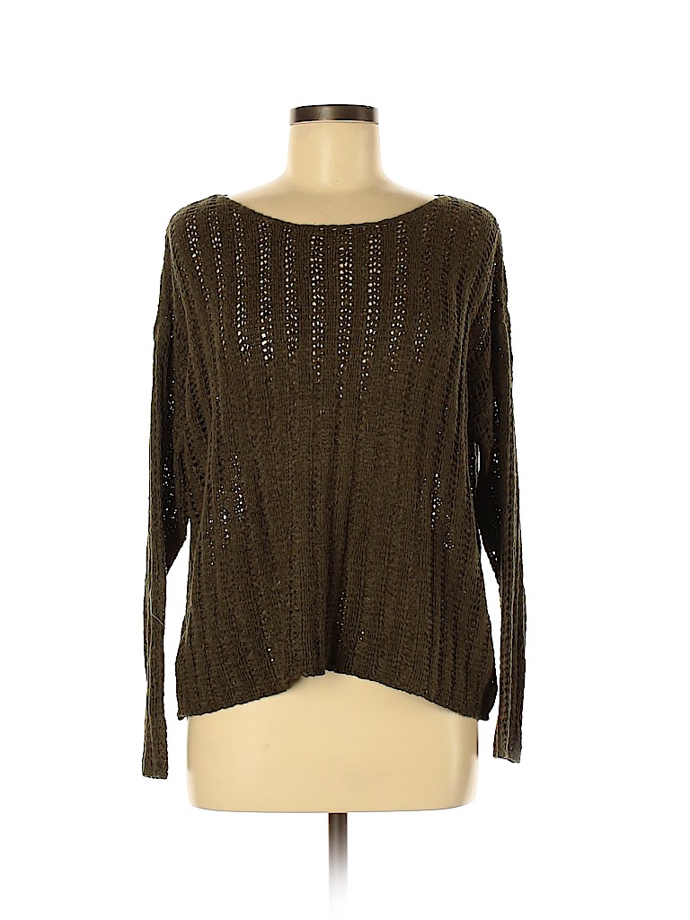 Forever 21 100% Polyester Green Pullover Sweater Size M - photo 1