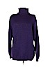 Henri Bendel Purple Turtleneck Sweater Size M - photo 1