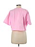 Topshop 100% Cotton Pink Short Sleeve T-Shirt Size 8 - photo 2