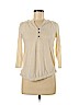 Lucky Brand Ivory 3/4 Sleeve Top Size S - photo 1