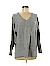 Tribal 100% Cotton Gray Pullover Sweater Size S (petite) - photo 1