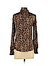 MICHAEL Michael Kors 100% Polyester Brown Long Sleeve Blouse Size XS - photo 2