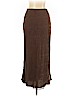 DKNY 100% Silk Brown Silk Skirt Size 6 - photo 2