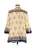 Lucky Brand 100% Rayon Tan 3/4 Sleeve Blouse Size XL - photo 2