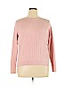 Kim Rogers 100% Cotton Pink Pullover Sweater Size XL (petite) - photo 1