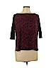 rue21 100% Rayon Burgundy 3/4 Sleeve Blouse Size L - photo 1