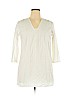 Jordan Taylor 100% Cotton White 3/4 Sleeve Top Size XL - photo 1